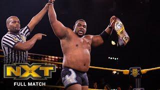 FULL MATCH - Roderick Strong vs. Keith Lee – NXT North American Title Match: WWE NXT, Jan. 22, 2020