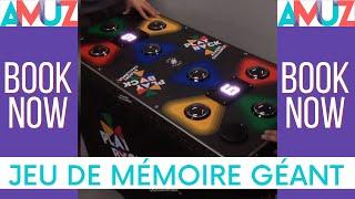 jeu de mémoire géant | Amuz Inc