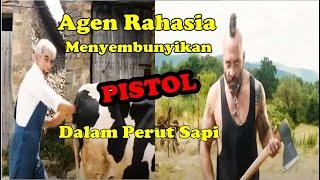 Agen rahasia, menyembunyikan pistol dalam perut sapi || alur cerita film