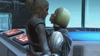 SWTOR  LANA BENIKO - A True Love Story #1 (All Kissing Sequences - Same Sex Romance) compilation