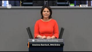 Annalena Baerbock zur Regierungserklärung zum Europäischen Rat