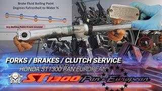 Honda ST1300 Fork / Brake & Clutch Hydraulic Service