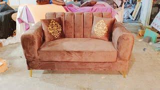 How to Make a 2Seater New Design sofa full process step by step easy way
