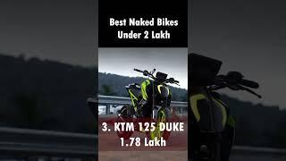 Top 5 Best Naked Bikes Under 2 Lakh in India 2023