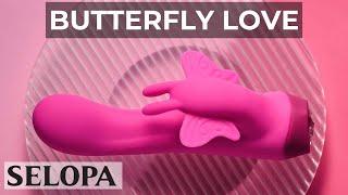 Butterfly Love petite rabbit vibrator by SELOPA from Evolved Novelties SL-RS-5384-2