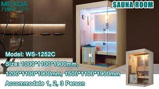 Sauna for Sale | Sauna Room for Home---MEXDA Sauna Wooden WS-1252C