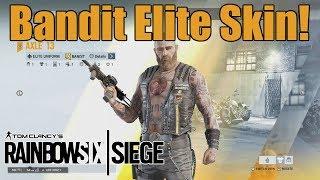 BANDIT ELITE SKIN!- Rainbow Six Siege Elite Skin Showcase