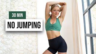 30 MIN NO JUMPING LOW IMPACT - Follow Along Home Workout - No Equipment - No Talking - No Repeats