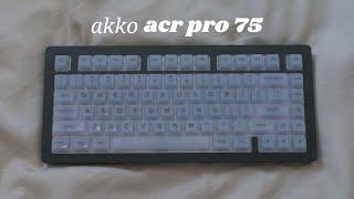 akko acr pro 75 build guide + sound tests | akko cs jelly black switches