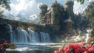 Fantasy Celtic Music - Fantasy Medieval Castle in Winter, Magic, Flute Music, Relaxing Music