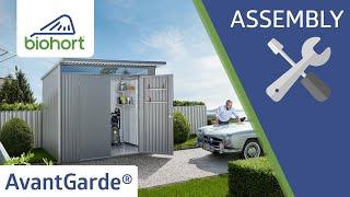 Biohort Garden Shed AvantGarde® - Assembly