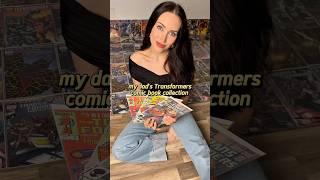 wanted to show half of my dad’s Transformers comics  #transformers #comics #autobots #decepticons