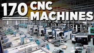 Is GERMAN Engineering Superior? Monster CNC Machine Shop Tour | HAIMER