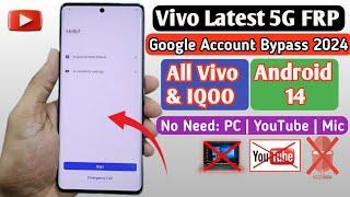 Vivo Latest FRP Bypass 2024 | Android 14 | All Vivo Android 14 FRP Bypass | Without PC