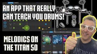 Melodics on the Simmons Titan 50 Electronic Drum Set - How to connect the Drum Learning App