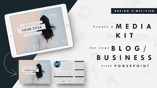 Design Simplified: Create a Media Kit for Your Blog or Business