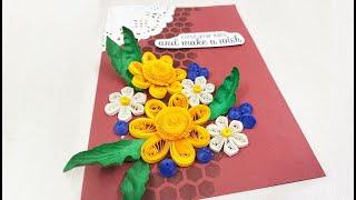 Paper Quilling Card - Quilling Card