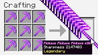 Minecraft UHC but you can craft a "Pickaxe Pickaxe Pickaxe Pickaxe Pickaxe Pickaxe Pickaxe"..