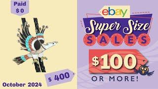 eBay $100 SuperSize Sales: VTG Toys, Trash to Cash, Christmas Items, Craft Supplies, Collectibles 