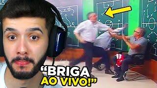 AS MELHORES TRETAS AO VIVO EM PROGRAMAS ESPORTIVOS! (Rafão Reage)