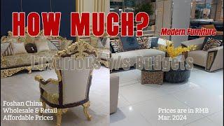 The Evolution of Modern Chinese Furniture Prices.