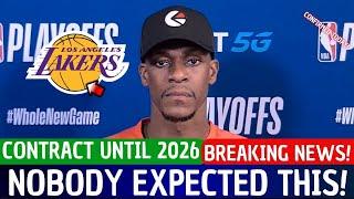 BOMBASTIC SURPRISE! RAJON RONDO ANNOUNCED FOR LAKERS! NOBODY WAS EXPECTING THIS! LAKERS NEWS!