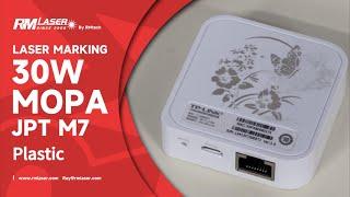 RMlaser 30W MOPA Laser Marking on Plastic