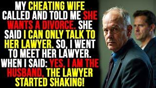 My Cheating Wife Wanted a Divorce, But Her Lawyer Started Shaking When I Showed Up!