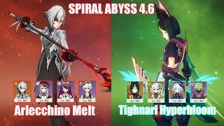 C0 Arlecchino Melt & C2 Tighnari Hyperbloom | Spiral Abyss 4.6 | Genshin Impact