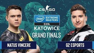CS:GO - G2 Esports vs. Natus Vincere [Mirage] Map 3 - Grand Finals - IEM Katowice 2020