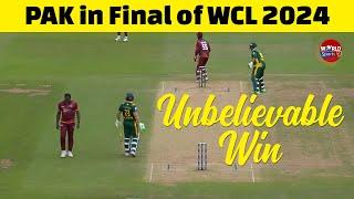 Unbelievable win | Pakistan in final after crushing West Indies in semi-final of WCL 2024