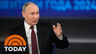 Putin addresses Ukraine war, Austin Tice, more at news conference