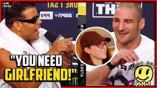 Paulo Costa Gives Sean Strickland FUNNY Relationship Advice at UFC 302 Press Conference