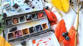 PIGMENT POWDER at Home — Making Watercolor Lake Pigments