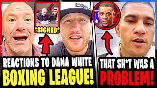 MMA Community REACTS to Dana White's NEW BOXING LEAGUE! Alex Pereira BREAKS SILENCE! UFC 313