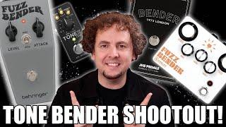 Behringer Fuzz Bender vs JHS Bender, Keeley Fuzz Bender + ToneX Tone Bender capture! Blind Shootout