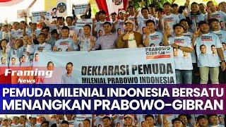 Milenial Bergelora: Pemuda Milenial Prabowo Indonesia Deklarasi Dukungan untuk Prabowo-Gibran
