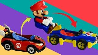 ABC Allred  How To? - Change a Mario Kart Hot Wheels character to a new Kart