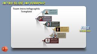 58.Infographic PowerPoint- Team Introduction Template