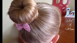 How To: Quick Donut Bun Hairstyle