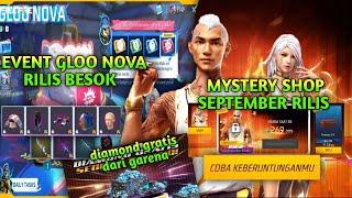 EVENT FF TERBARU 2024, MYSTERY SHOP AKHIRNYA RILIS, EVENT GLOO NOVA RILIS BESOK, DIAMOND GRATIS