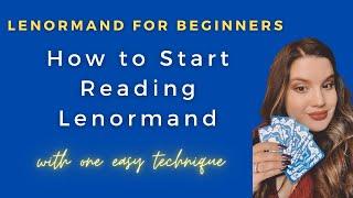 How to Start Reading Lenormand - Simple Technique for Beginners