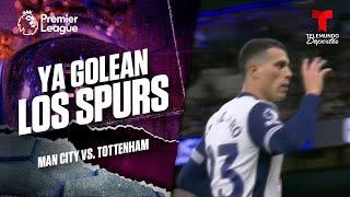 Gol de Pedro Porro y goleada - Manchester City vs. Tottenham | Premier League | Telemundo Deportes