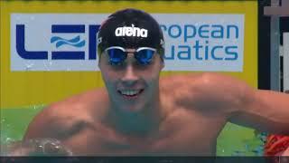 Cursa de AUR a lui David Popovici din finala de 200 m liber de la Europene de înot de la Kazan