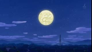 Cute Anime Girl "Awooo" at the moon