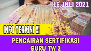 INFO TERKINI PENCAIRAN SERTIFIKASI GURU TW 2 TAHUN 2021 #TPG #SERTIFIKASI (TUNJANGAN PROFESI GURU)