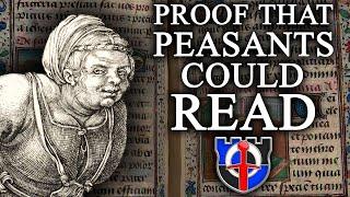 The evidence that medieval PEASANTS could READ! Medieval Misconceptions