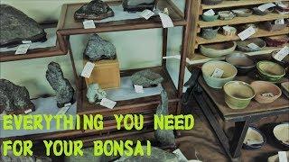 Bonsai pots, topsoils, tools, stands and suiseki [Ueno Green Club]