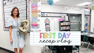 FIRST DAY OF SCHOOL | recap vlog, third grade teacher