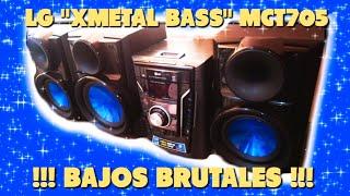 LG XMETAL BASS MCT705‼️ TEST DE AUDIO EN LUGAR CERRADO #91 